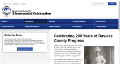 Desktop Screenshot of daviess200.org