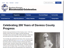 Tablet Screenshot of daviess200.org